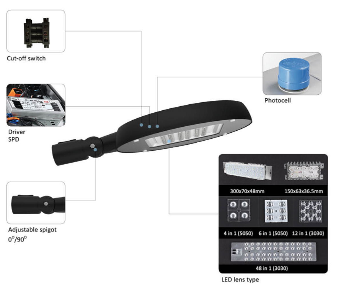 LED park light LED garden light LED outdoor light