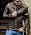 Foreign trade Amazon Europe and America men's men's leather clothing men's strol 5