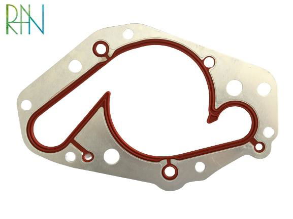 Aluminum and rubber composite gasket 3