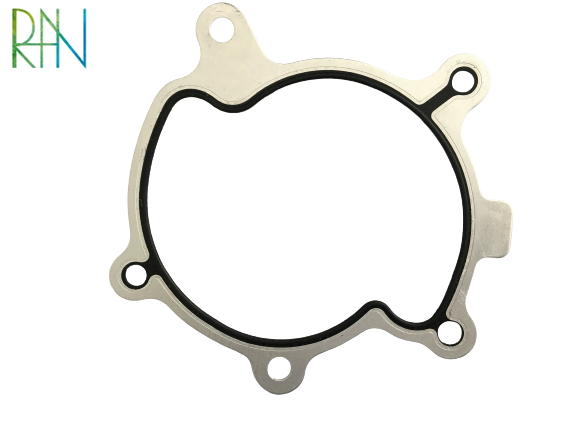 Aluminum and rubber composite gasket 4