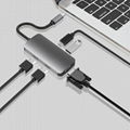 USB Type C Hub to HDMI-Compatible MST 4K