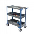 Workshop Warehouse Garage Metal Tool Trolley with 5 Inch Wheels 1