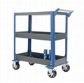 Workshop Warehouse Garage Metal Tool Trolley with 5 Inch Wheels 3