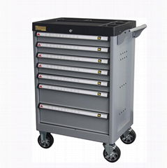 Wholesale Heavy Duty 7 Drawers Steel Tool Cabinet/Tools Cart with 5 Inch PP Whee