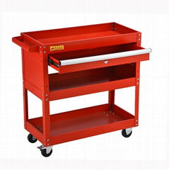 3 Layer Hand Tool Cart Service Trolley with Drawers Workshop Garage Organizer