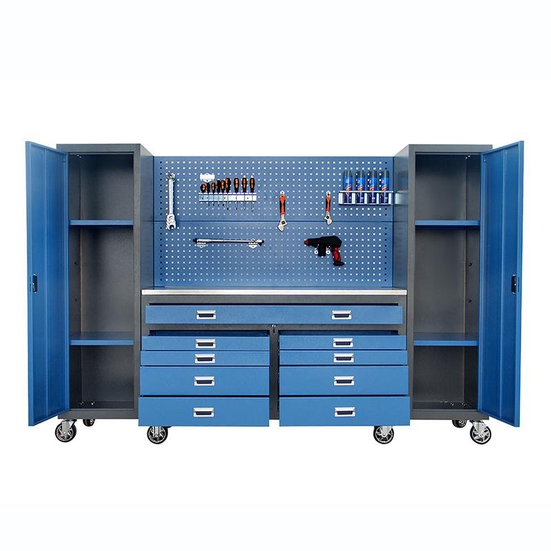 2020 NEW Design 62 Inch Garage Mobile Workbench with Stainless Desktop