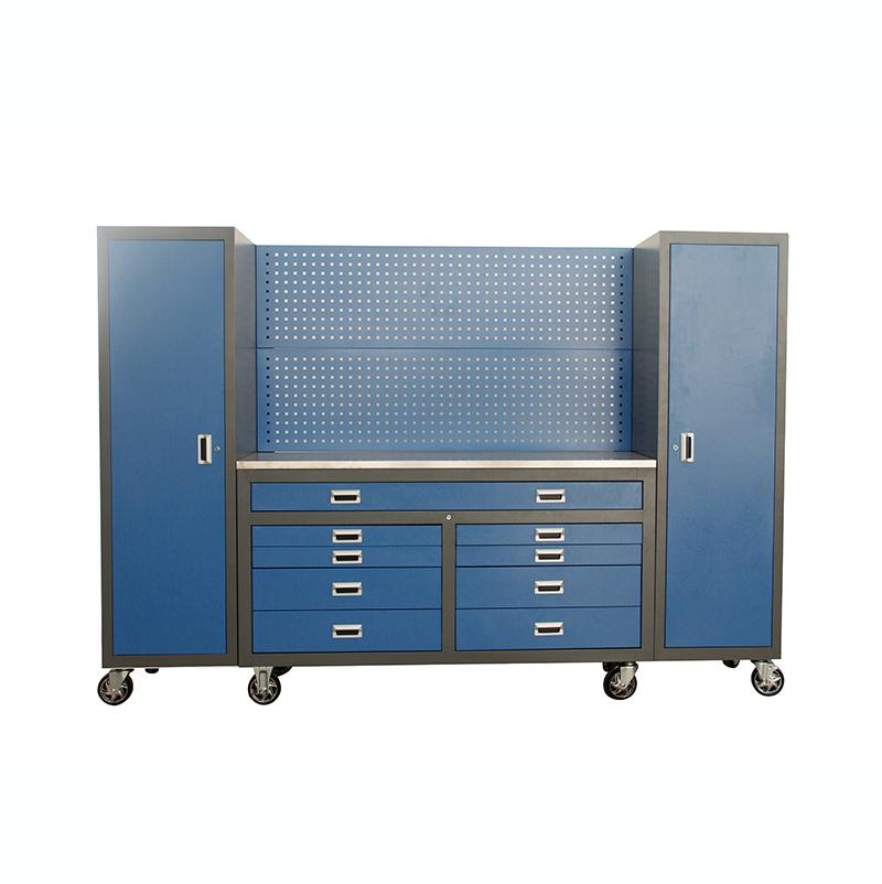 2020 NEW Design 62 Inch Garage Mobile Workbench with Stainless Desktop 2