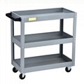 Hot Selling 3 Layer Rolling Metal Tool Trolley Transport Cart 3