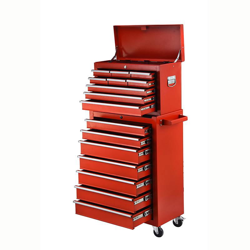 16 Drawers Hot Selling Workshop Combination Metal Tool Trolley/Steel Tool Cart