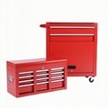 Professional Combination 8 Drawers Steel Workshop Tool Trolley Tool Cabinet 2