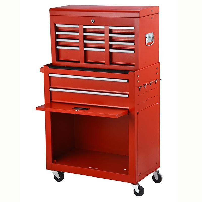 Professional Combination 8 Drawers Steel Workshop Tool Trolley Tool Cabinet 4