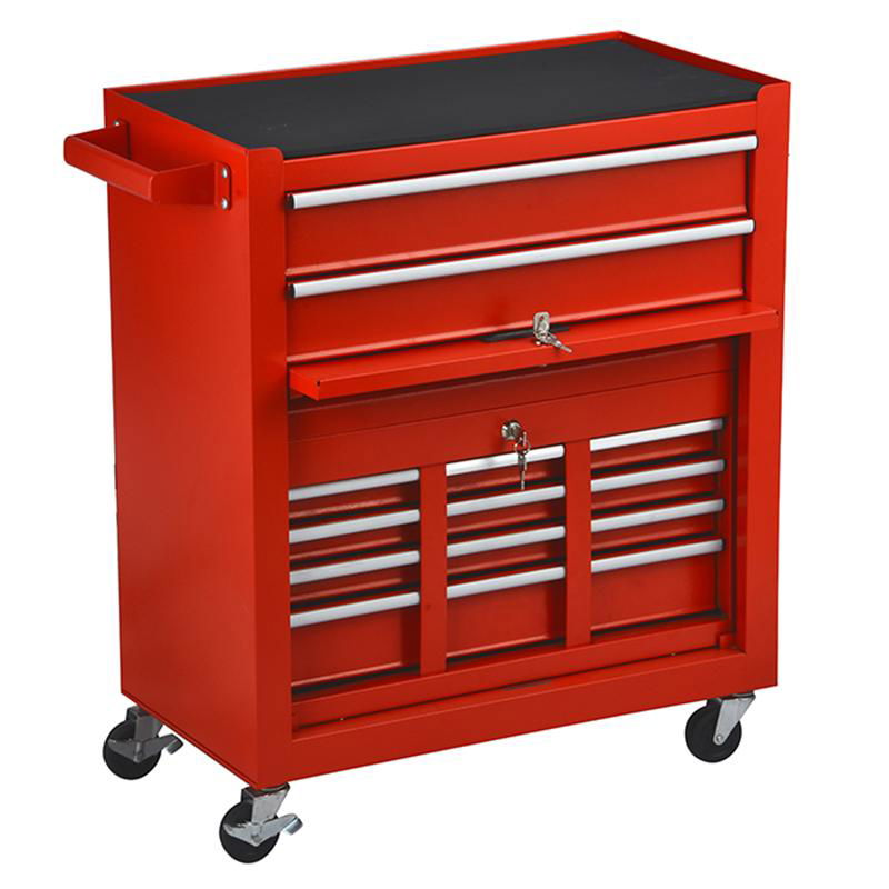 Professional Combination 8 Drawers Steel Workshop Tool Trolley Tool Cabinet 5