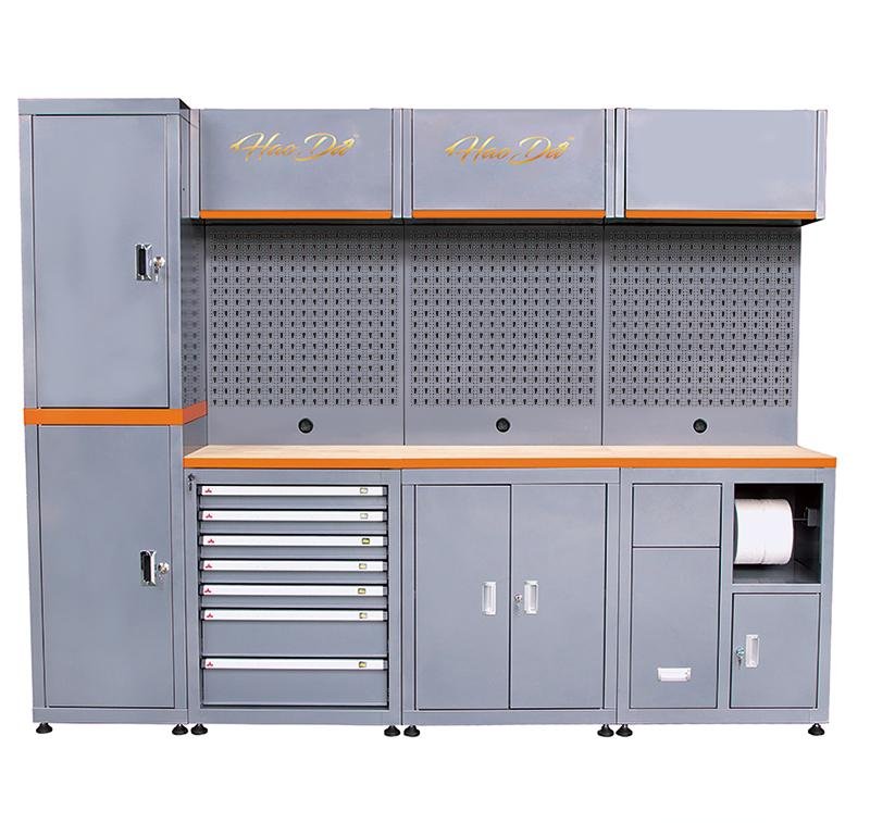 Popular 11 PCS Metal Heavy Duty Professional Storage Workbench Garage Workstatio 2