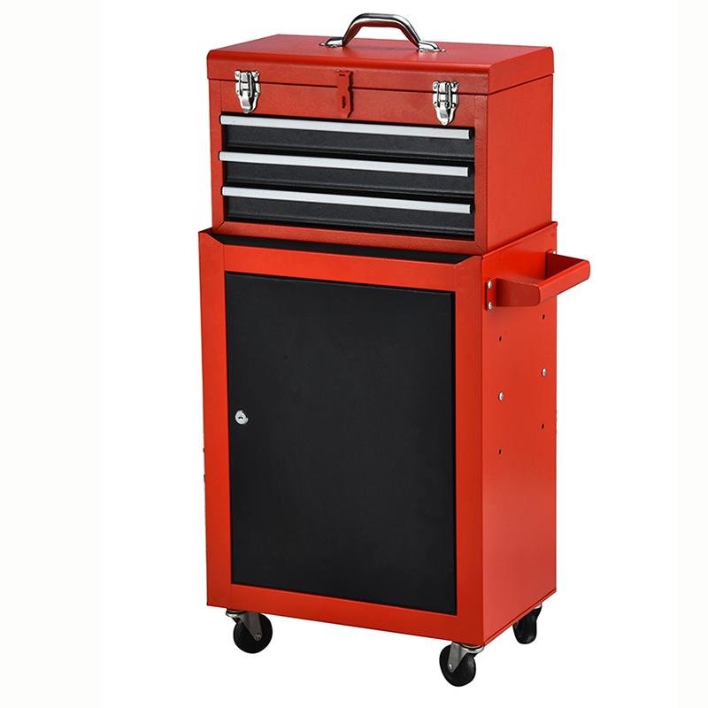 Professional Home DIY Combination Tool Cabinet Tool Cart Workshop Trolley