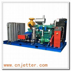 High Pressure Water Jet Cleaning Heat Exchanger