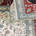 Yixiu Technology Exhibition and sale of Handmade Silk Oriental pattern carpet 5