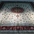 Yixiu Technology Exhibition and sale of Handmade Silk Oriental pattern carpet 6