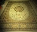 藝鏽生產大形手工真絲地毯,專用責賓接待廳的布局
