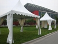 outdoor aluminum pagoda tent