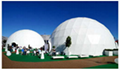 white color outdoor global tent