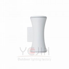 Double GU10 Home Lighting Outter Fixture Coutryard Decoration Zhongshan YJ-007