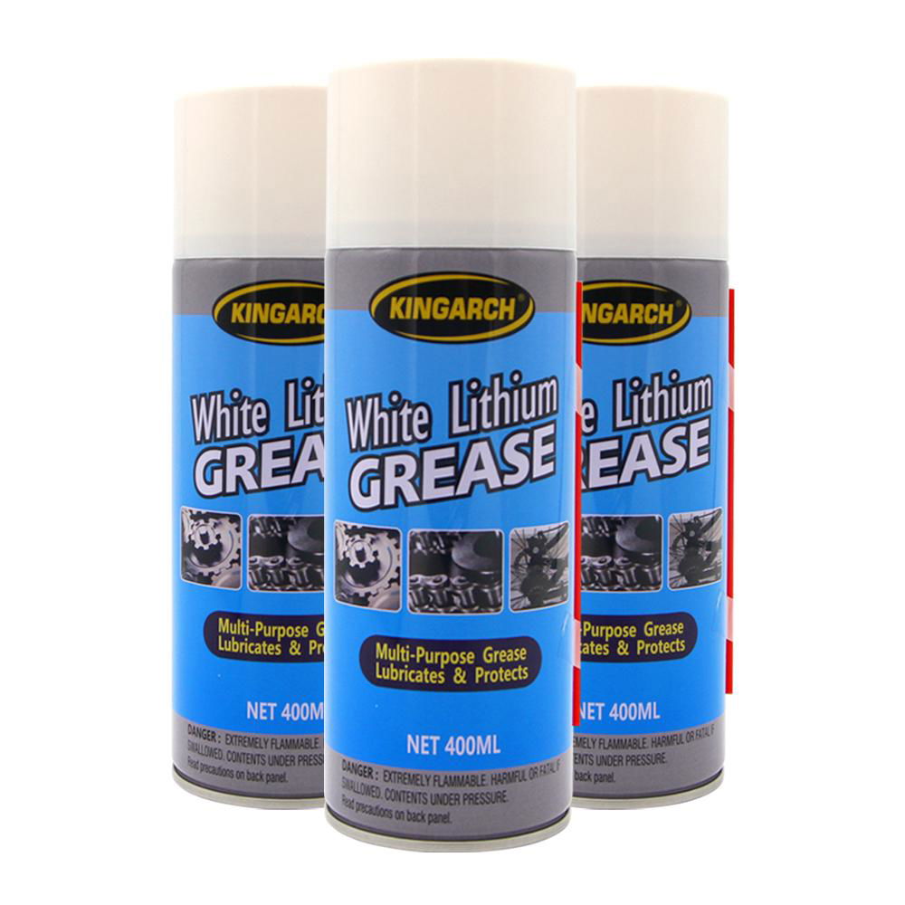 White Lithium Grease Aerosol Spray Lubricant KN6001 KINGARCH (China