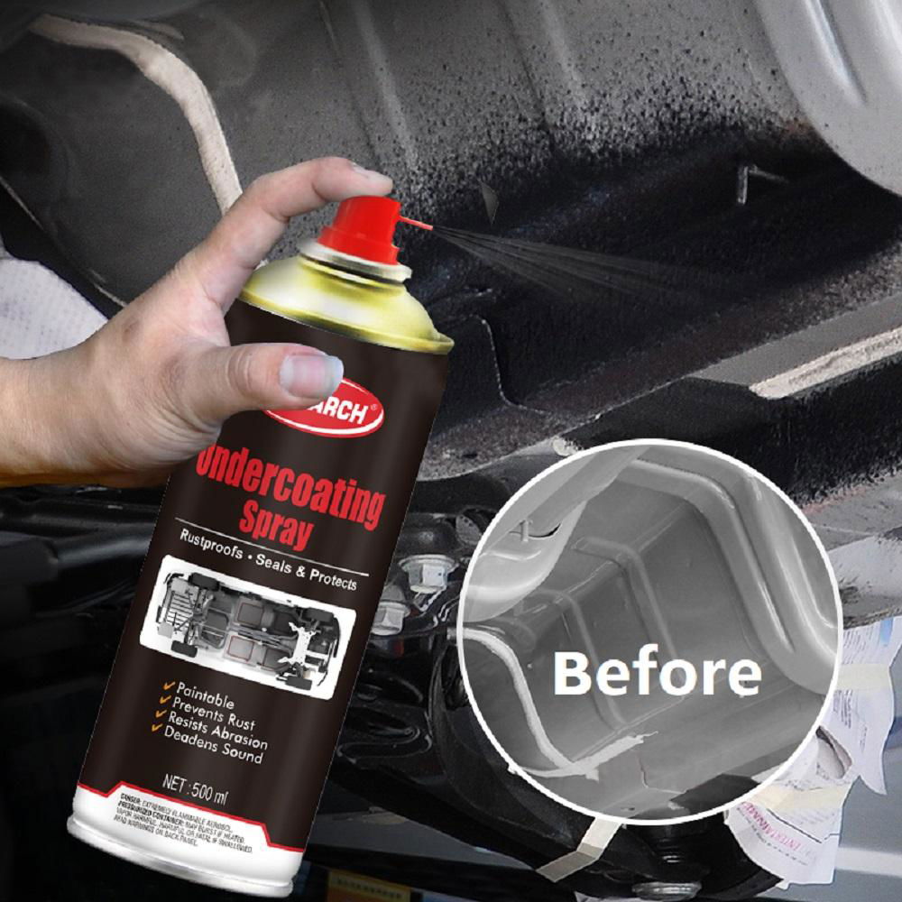 Rubberized undercoating aerosol spray Vehicle undercoating spray