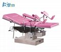 Manual gynecological operating table 