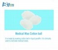 Medical wax cotton ball   gauze ball
