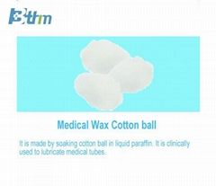 Medical wax cotton ball   gauze ball    Medical Cotton Balls  