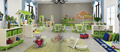 湖南幼儿园家具储物柜收纳柜玩具柜组合床桌椅