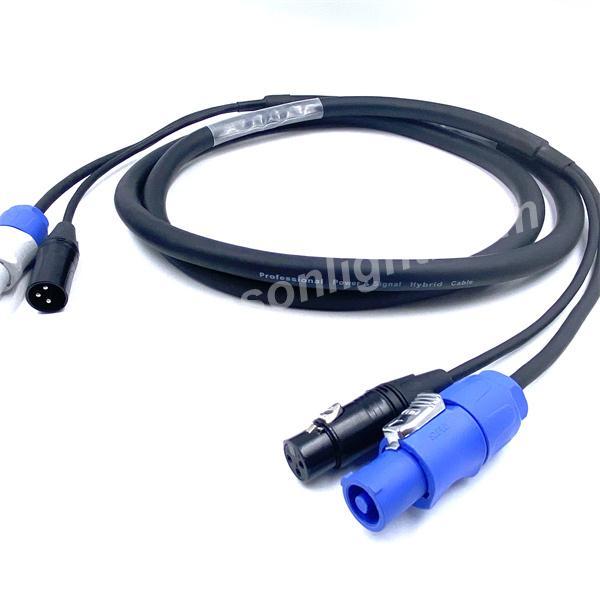 PowerCon plus 3 Pin DMX Combi Combo Hybrid Cable Wire by Javier rocha 4