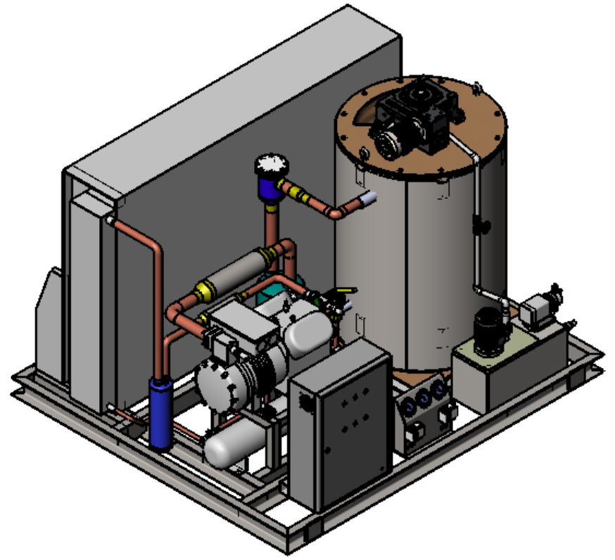 3T 5T 8T air cooling flake ice machine  price 4