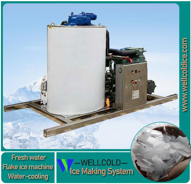 best selling 4T 5T 8T water cooling flake ice machine with good price