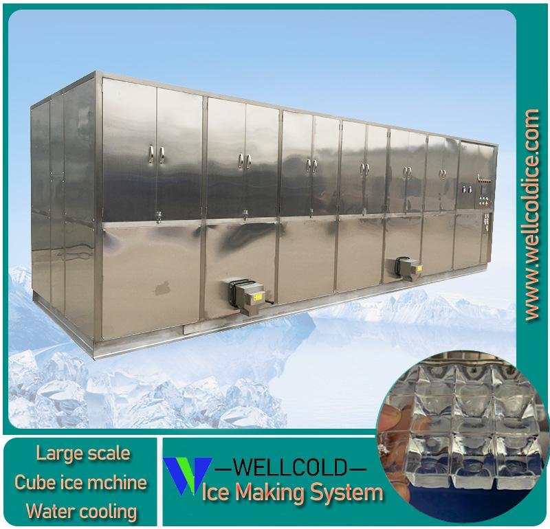 10T 15T 20T cube ice machine used for ice plant selling