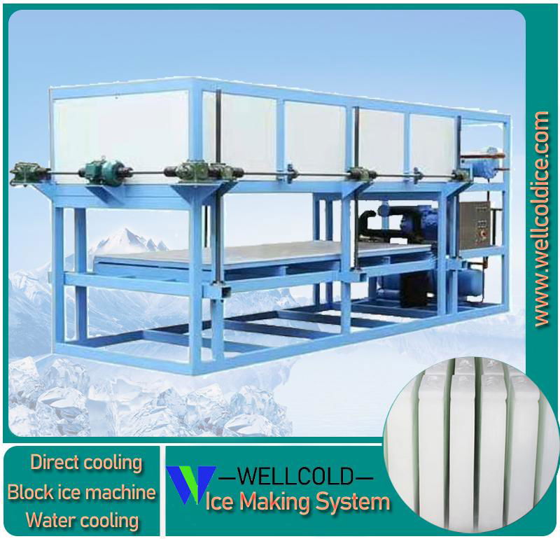 Direct cooling block ice making machine 3T 5T 8T price 2