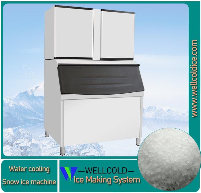 clean snow flake ice maker machine 300kg 500kg 1000kg 2