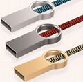 Zinc Alloy Braided USB Data Cable Ring