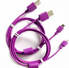Android MICRO mobile phone data cable charging cable USB color fast charging cab