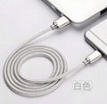 Apple zinc alloy data cable nylon