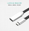 Zinc alloy fast charging data cable type-c 2.1A fast charging USB mobile phone d 3