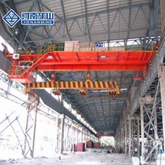 QL 5+5t 10+10t Double Girder Electromagnetic Overhead Crane for Steel Plant