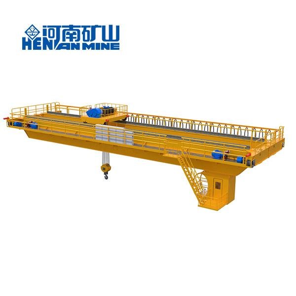 32ton 50ton QD Top Running Double Girder Overhead Travelling Crane with Hook