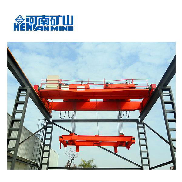 10+10ton QE Double Trolley Double Beam Electric Overhead Bridge Traveling Crane  2