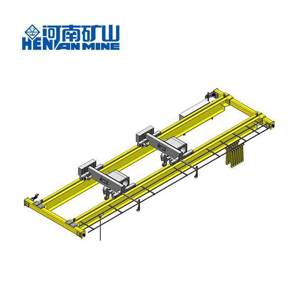 10+10ton QE Double Trolley Double Beam Electric Overhead Bridge Traveling Crane  5