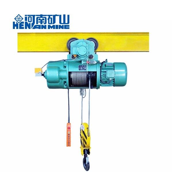 CD MD 1t 2t 3t 5t 10t 16t 20t Monorial Wire Rope Electric Hoist for Crane 3