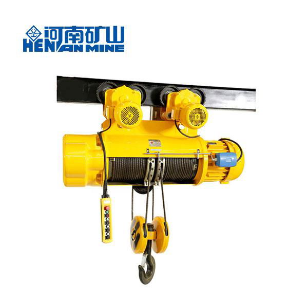 CD MD 1t 2t 3t 5t 10t 16t 20t Monorial Wire Rope Electric Hoist for Crane 5