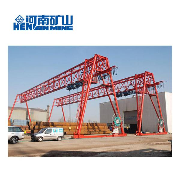 Truss Type Double Beam Winch Gantry Crane for Concrete Construction 5