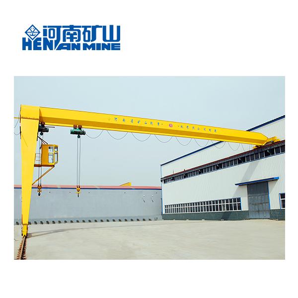 Best Selling BMH 3ton 5ton 10 ton Electric Hoist Single Girder Semi Gantry Crane 2