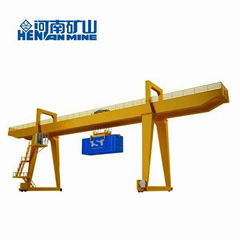 30ton Heavy Duty A Type Double Girder Electric Rail Traveling Gantry Crane